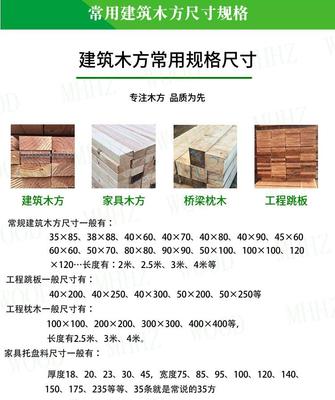 徐州市3米木方輻射松木方 蘇州匯中木業